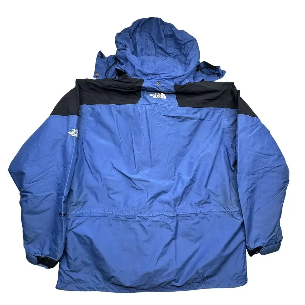 Vintage 2006 The North Face Mountain Hyvent Parka Jacket Mens Large Blue Hooded